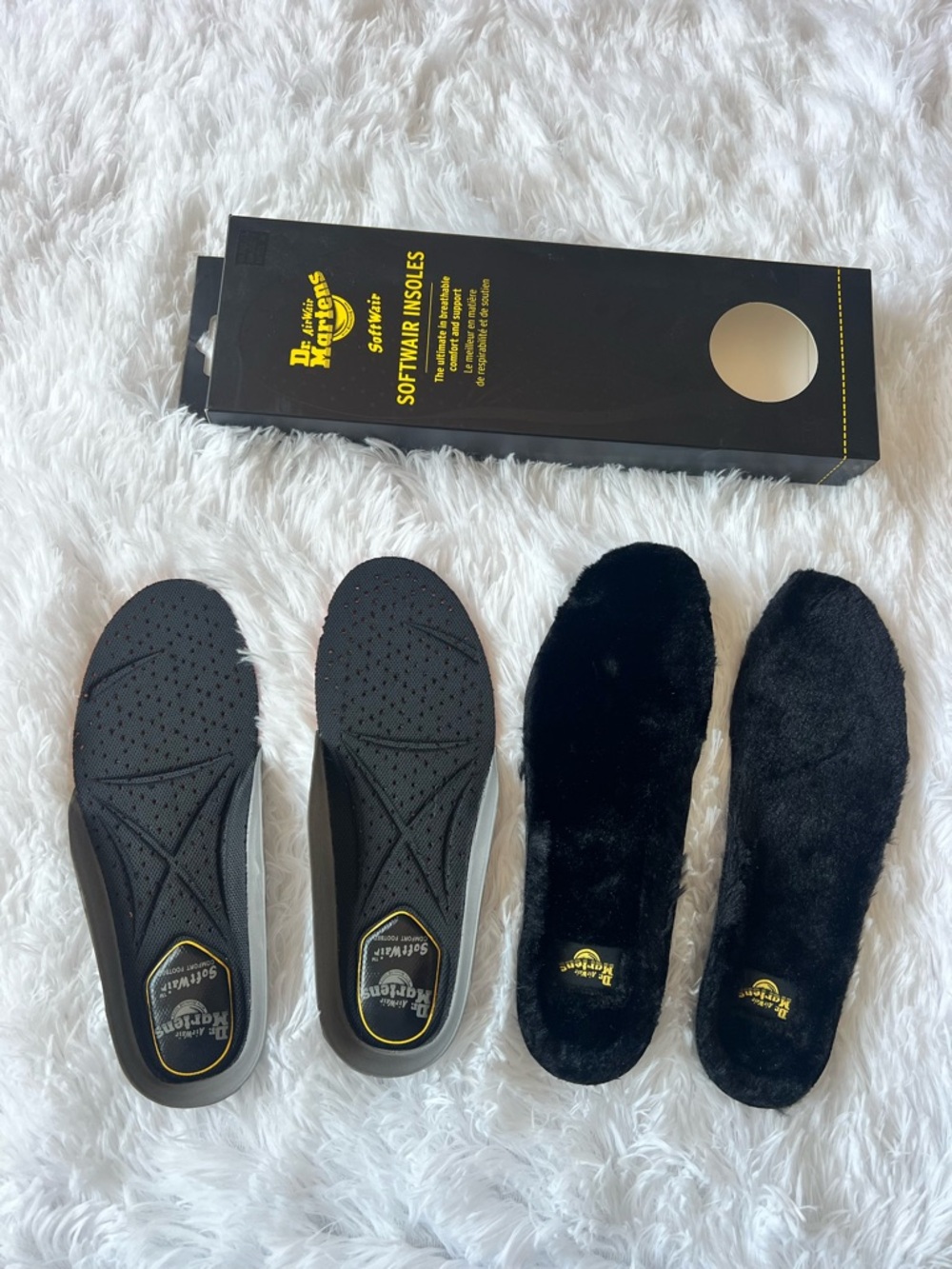 Brand new Dr. Martens Softwair Black Insoles - 2 Pair Size UK 3-5, US 6-7